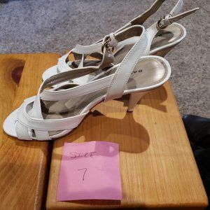 Bandolino White Heels